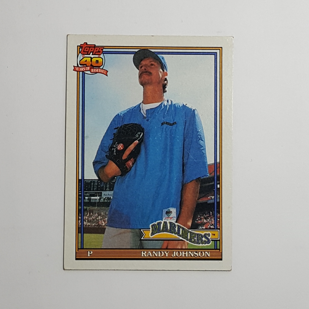 1991 Topps Randy Johnson - Picture 3 of 3